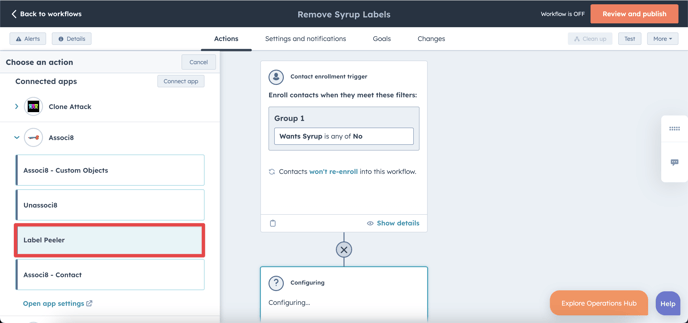 How to automatically remove association labels in HubSpot