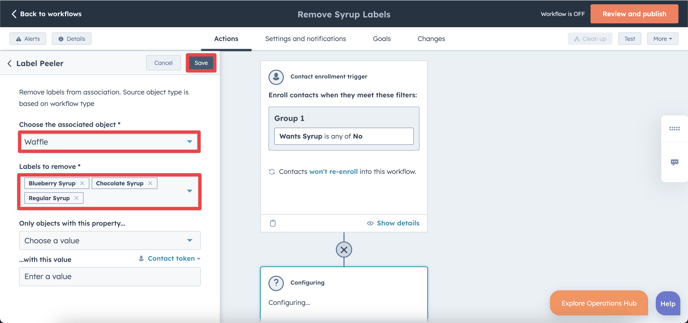 HubSpot How to automatically remove association labels