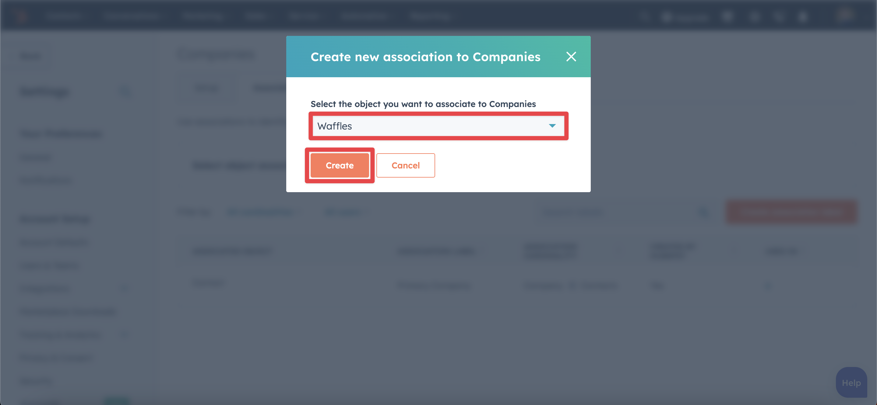 How to enable object to object associations in HubSpot