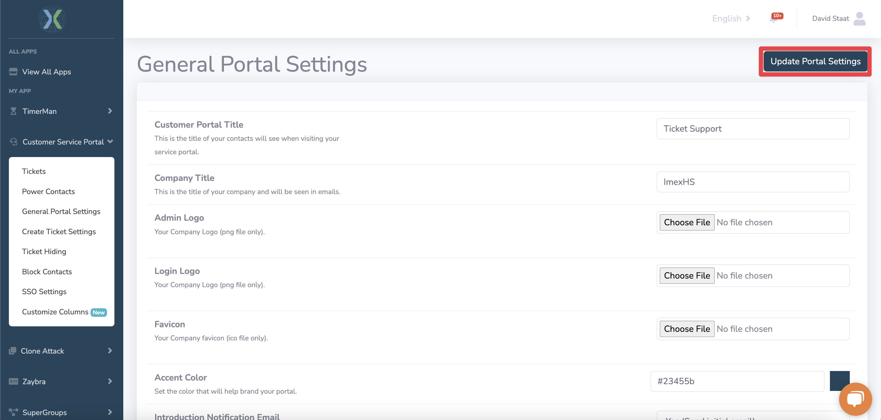 HubSpot field specific ticket searching in the customer portal