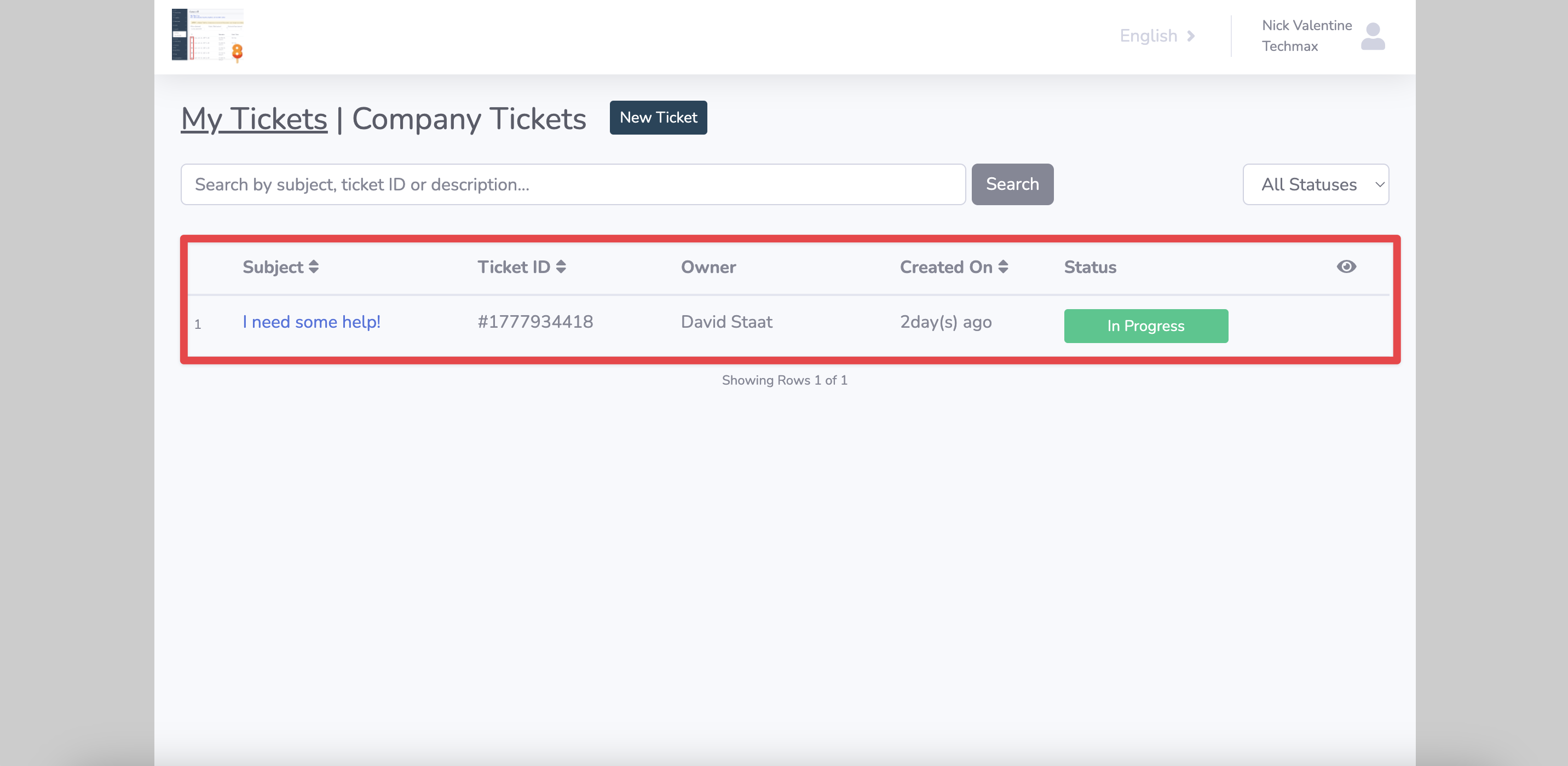 Customer Portal Customer Side